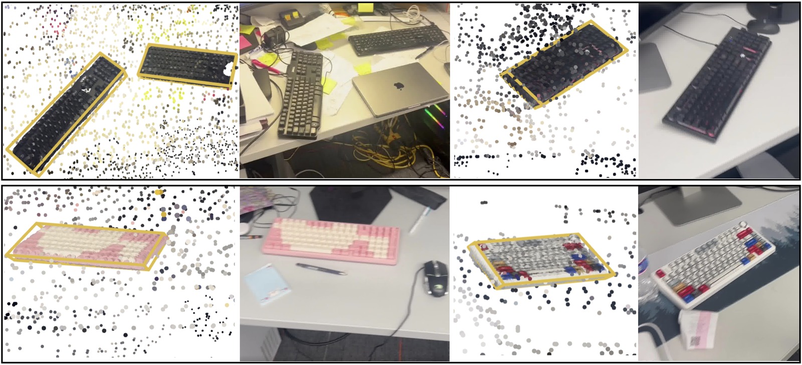 Five keyboards recovered for a single query